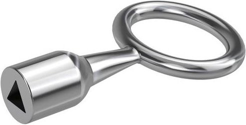 BASI Dornschlüssel 301D-8 mit 8 mm Innen-Dreikant in Silber - Bild 1
