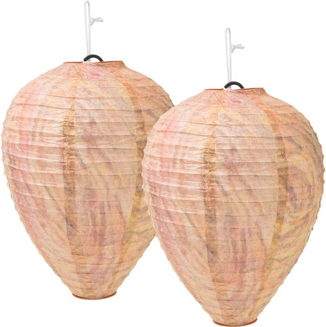 Gardigo Wespennest-Attrappe zur Wespenabwehr, 2er Set, beige - Bild 2