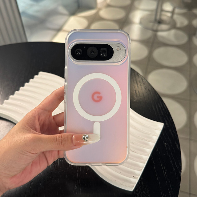 Wasserdichte und nicht vergilbende Handyhülle mit Sonnenfarben-Wechsel-Effekt passend für Google Pixel 10, Pixel 9 Pro XL und Pixel 9a in Multicolour - Bild 1