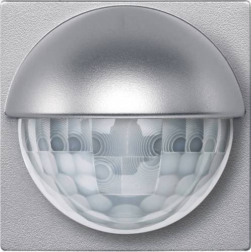 Merten Bewegungsmelder MEG5710-0460 mit 180° Erfassungsbereich, dimmbar, Aluminium Silber für den Innenbereich - Bild 1