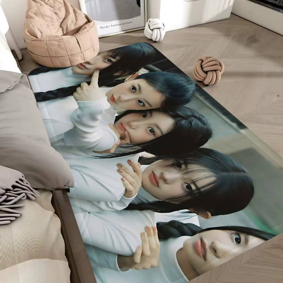 Potdemiel I-Illit Kpop Fußmatte, rutschfest und wasserabsorbierend, gestreift, Mehrfarbig, B/T: 60 x 40 cm - Bild 6