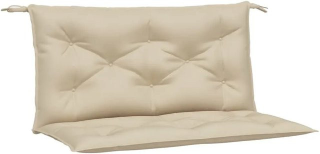vidaXL Gartenbank-Auflagen 2er-Set Beige aus wasserabweisendem Oxford-Gewebe B/T/H: 100 x 50 x 7 cm - Bild 1