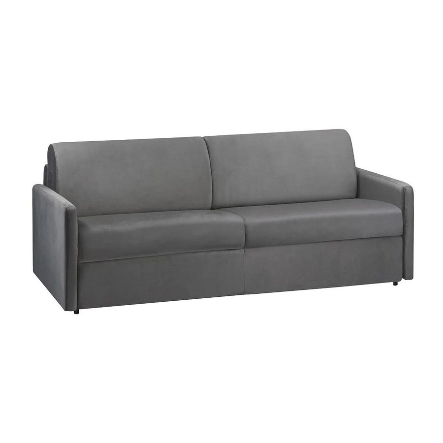 Schlafsofa Calife von Vente-unique in Anthrazitgrau mit 190 cm Breite - Bild 2