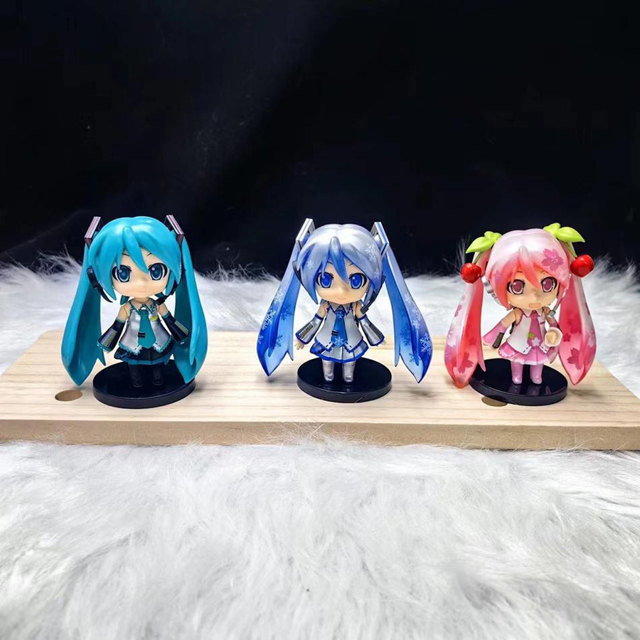Fashnics Hatsune Miku Figur 3-teiliges Set Rosa Grün ab 14 Jahren - Bild 2