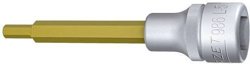 Hazet Schraubendreher-Steckschlüsseleinsatz 986L-5, Vierkant hohl 1/2 Zoll, Innen-Sechskant Profil 5 mm, Silber - Bild 1