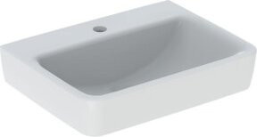 Geberit Renova Plan Handwaschbecken aus Keramik in Weiß, Rechteckig, B: 50 cm, T: 38 cm - Bild 1