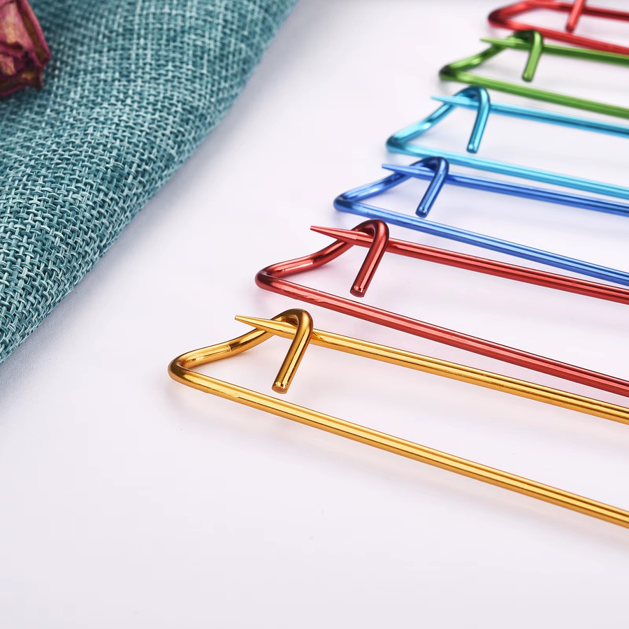 Marker Stichhalter Set aus Metall in Multicolour für Nähen, Stricken und Häkeln, Größe 6-20 cm - Bild 4