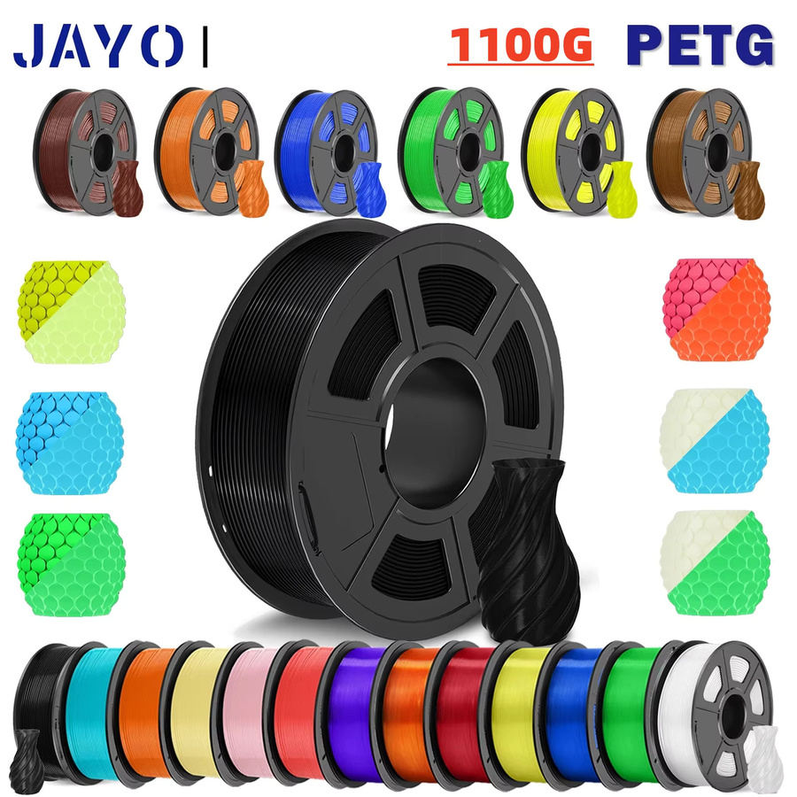 JAYO PETG 3D-Druckerfilament Transparent, 1,75 mm, 1100 g - Bild 2