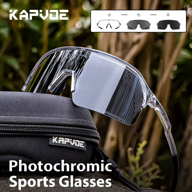 Kapvoe Sportsonnenbrille, Vollrand, Kunststoff, Unisex - Bild 4