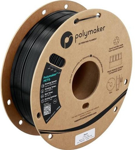 Polymaker PB05001 PETG Highspeed Filament 1.75mm 1000g Schwarz - Bild 1