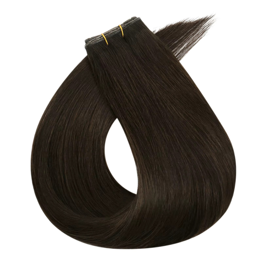 Ugeat Butterfly Weft Haarverlängerungen, Echthaar, 100g - Bild 6
