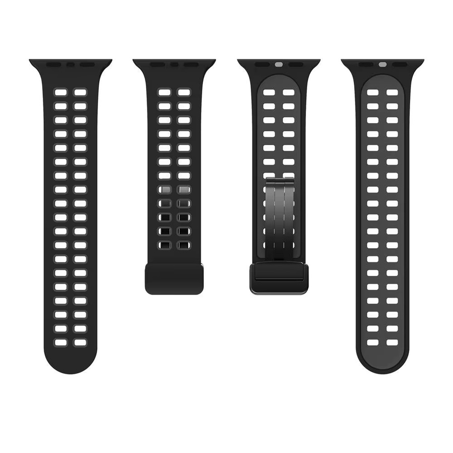 TINUORA Sportarmband, Silikon, Schwarz, Unisex - Bild 4