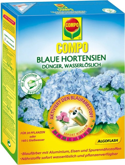 Compo Blaue Hortensien Dünger Slow-Release 800 g - Bild 1