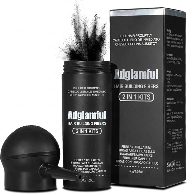 Adglamful Haarbaufaser Spray, 30 g, Unisex - Bild 1
