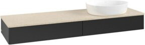 V&B Waschtischunterschrank Antao mit Beleuchtung in Blau lackiert B/T: 160 x 50 cm - Bild 1