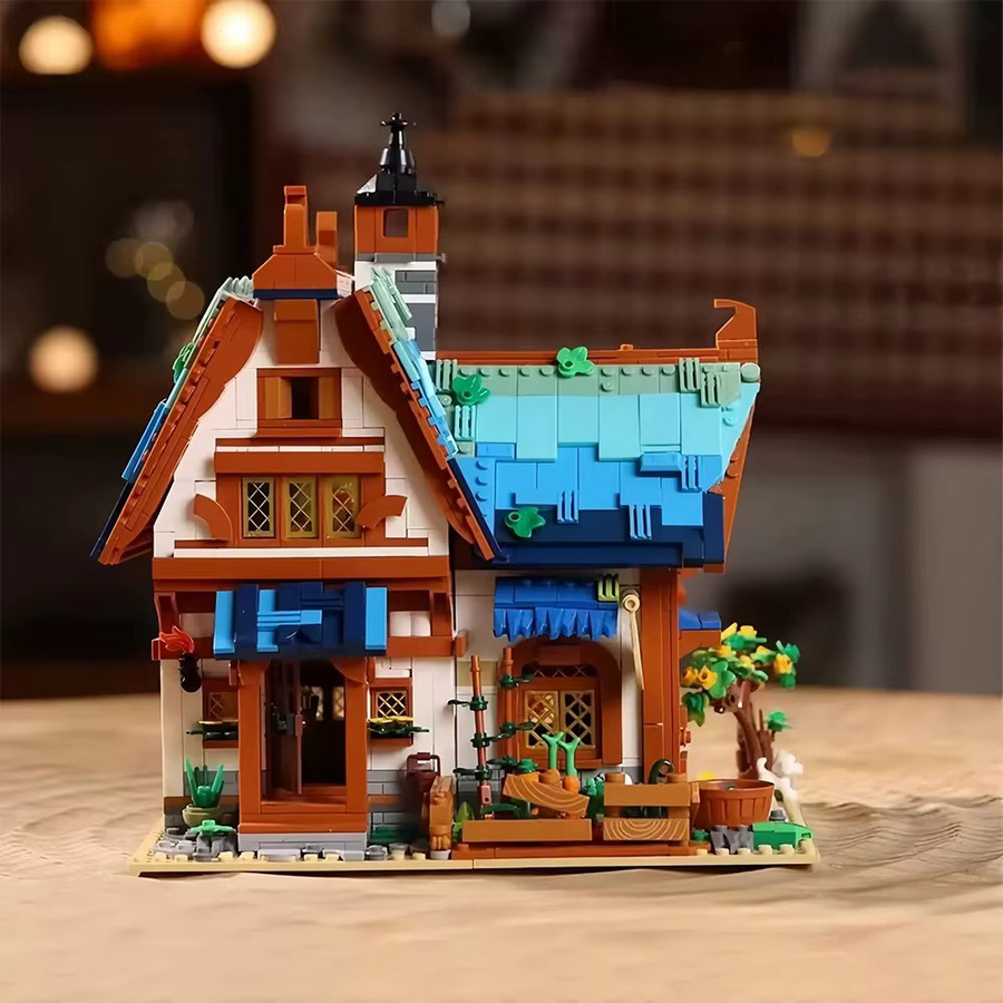 CTMA Micro Castle House Bausteine Set mit Architektur-Figuren in Mehrfarbig - Bild 3