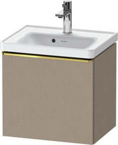 Duravit Waschtischunterschrank D-Neo in Weiß und Beige, glänzend, B/T/H: 48,4 x 37,2 x 44 cm - Bild 1