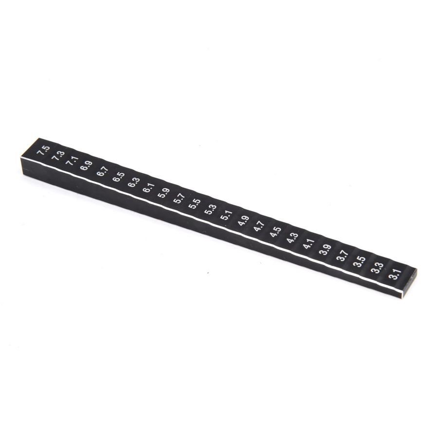 Readytosky RC Auto Messwerkzeug, Chassis Droop Gauge, 1:10, Metall, Schwarz - Bild 4
