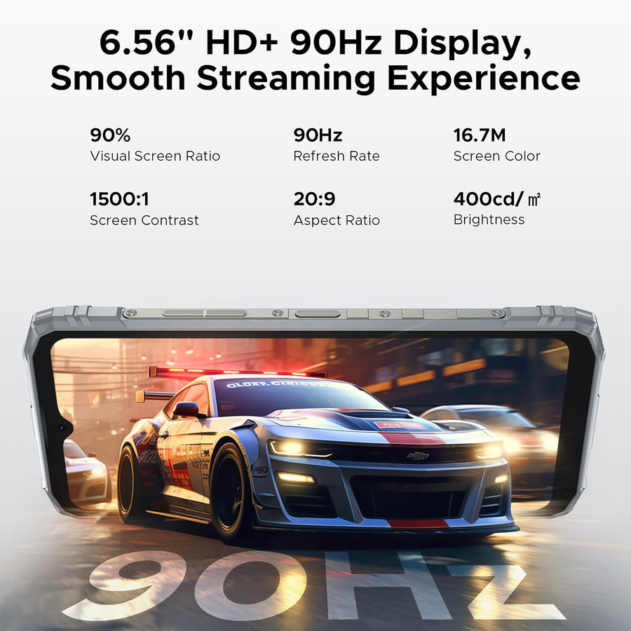 DOOGEE Blade10 PRO Smartphone mit 256 GB Speicher, 6,56 Zoll Display, 50 MP Kamera, 6150 mAh Akku und Android 15 in Rot - Bild 5