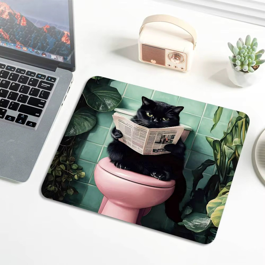 Rastar Gaming-Mauspad mit Katzen-Cartoon-Design in Multicolour - Bild 4