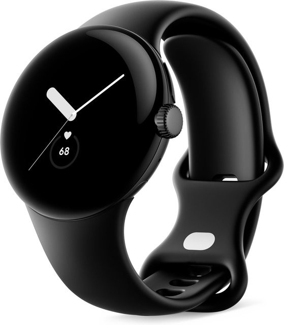 Google Pixel Watch WiFi Smartwatch mit GPS und Herzfrequenzmessung in Schwarz/Obsidian - Bild 2