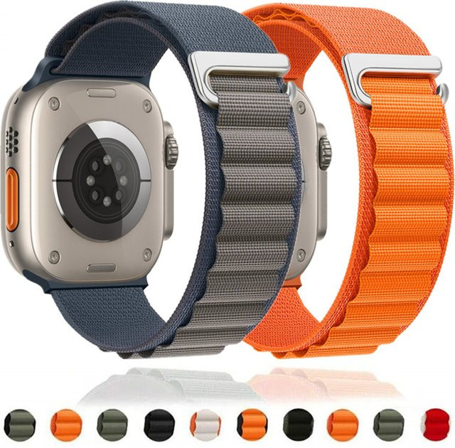 诗宇 Alpine Loop Band für Apple Watch, Textil/NATO, Bunt, Unisex - Bild 1