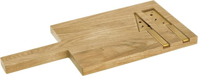 VEGA Käsebrett Enza aus Eiche mit Messer-Set, rechteckig, braun, B/T/H: 19,8 x 42 x 2 cm - Bild 1
