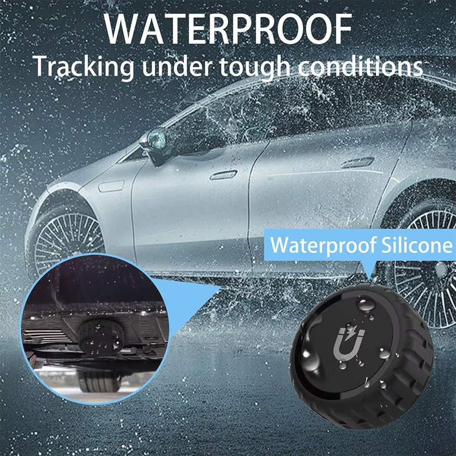 Magnetische Schutzhülle für Apple AirTag in Schwarz für Auto, Fahrrad und Motorrad - Bild 3