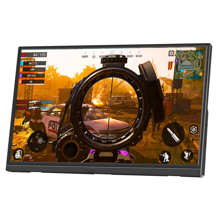 Pisichen Tragbarer 17,3 Zoll Monitor mit USB-C und HDMI, Externer LCD-Bildschirm in Schwarz für PC, Mac, Laptop, Smartphone, Xbox und Switch - Bild 7