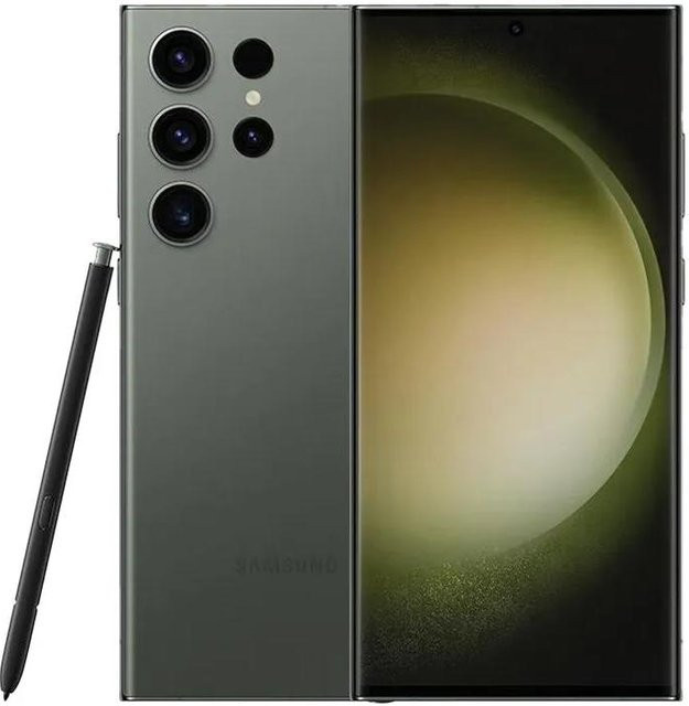 Samsung Galaxy S23 Ultra 5G Smartphone mit 256 GB Speicher und 12 GB RAM in Grün inklusive S Pen - Bild 1