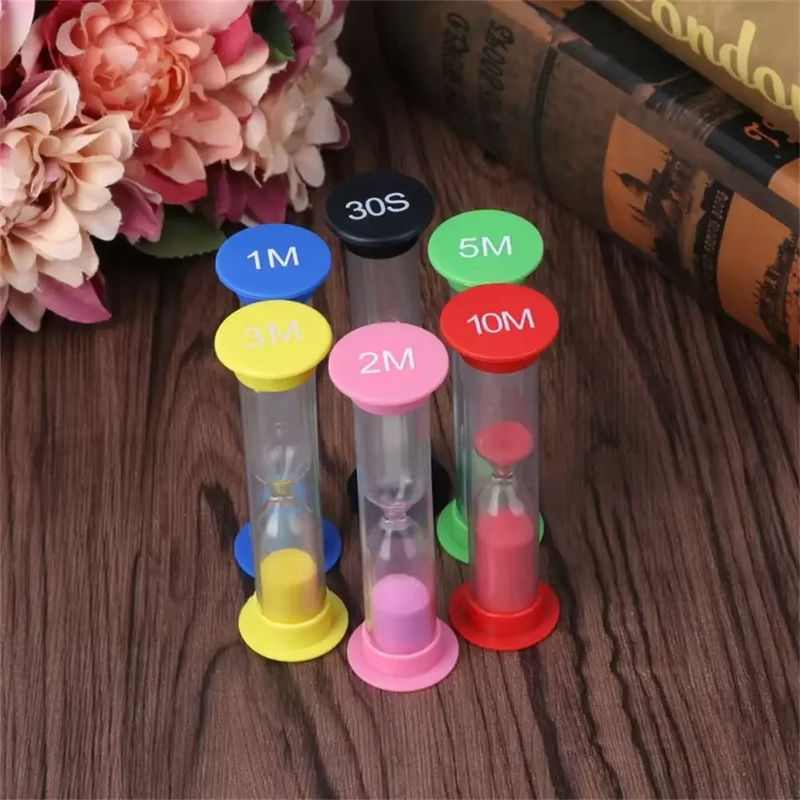 Bunte Sanduhr aus Glas als dekorativer Timer für Kinder und Wohnkultur in verschiedenen Zeitintervallen - Bild 4