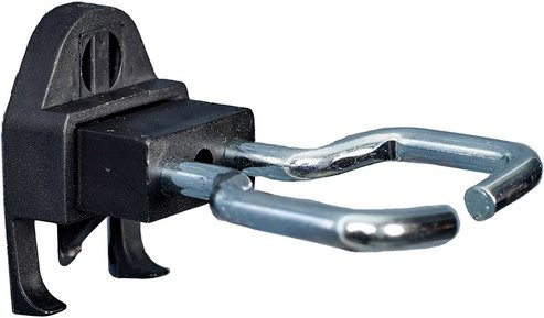Küpper Systemhalter aus Kunststoff in Silber-Schwarz, 4er-Set - Bild 1