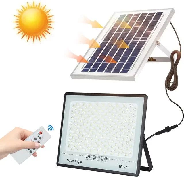 Swiatla Solarbetriebene LED-Wandstrahler IP67 wasserdicht für den Außenbereich - Bild 1