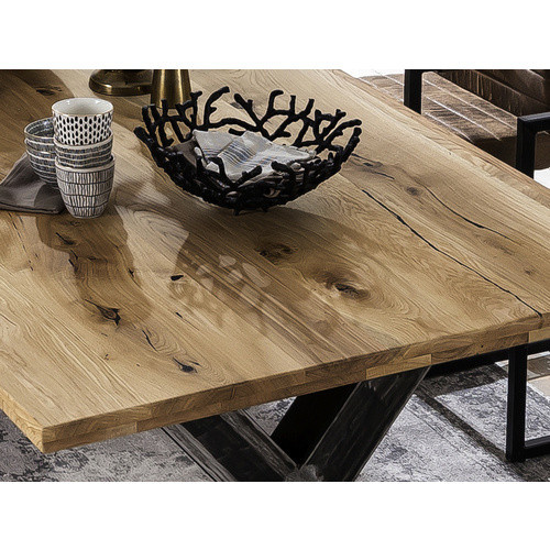 SIT Tisch TABLES & CO aus Holz in Wild Oak Braun, Höhe: 75 cm, Tiefe: 100 cm - Bild 3