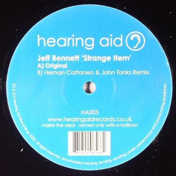 Strange Item von Jeff Bennett, Vinyl/LP, blue - Bild 1