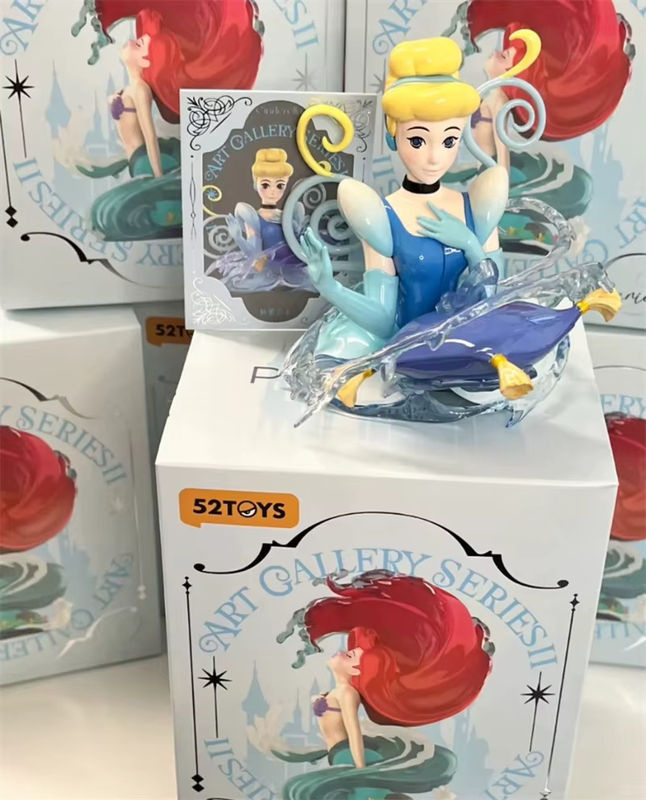 Disney Prinzessin Künstlerische Mapping Blind Box II Serie Anime Figuren Modell aus Kunststoff, Mehrfarbig - Bild 2