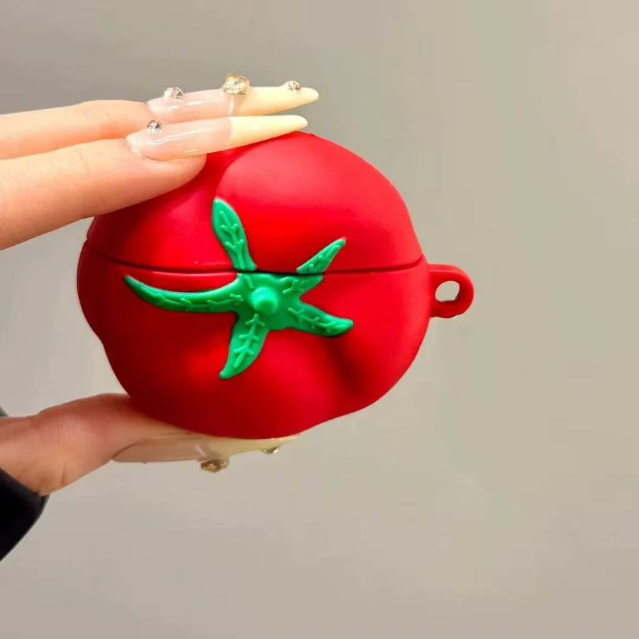 Schutzhülle für Apple AirPods Pro und AirPods 4 in Tomatenrot - Bild 3