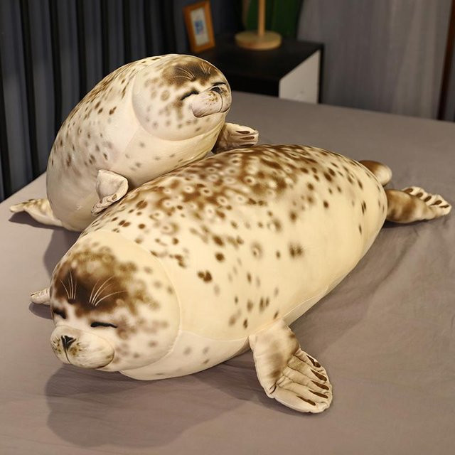 Kidsly Seelöwe Plüschtier, Meerestiere, Grau, 35cm - Bild 1