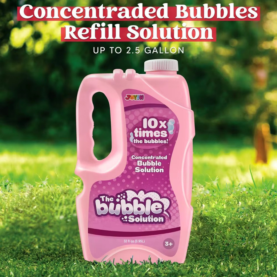 JOYFY Seifenblasen-Lösung Nachfüllpackungen, Rosa / Pink - Bild 3