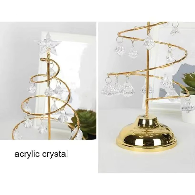 LED Schreibtischlampe Kristall Diamant Design in Silber für Wohnzimmer und Schlafzimmer - Bild 2