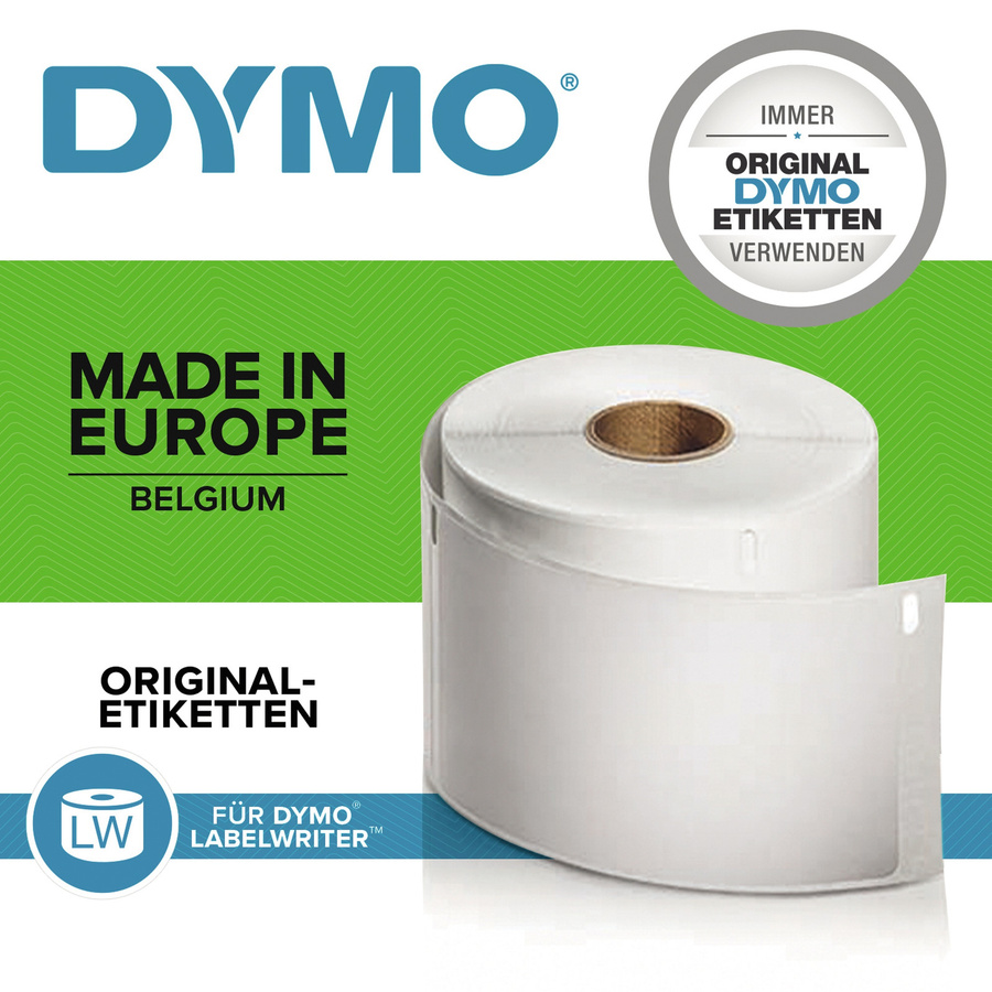 DYMO Hochleistungsetiketten Original Kunststoff weiß B: 57 mm, H: 32 mm - Bild 2