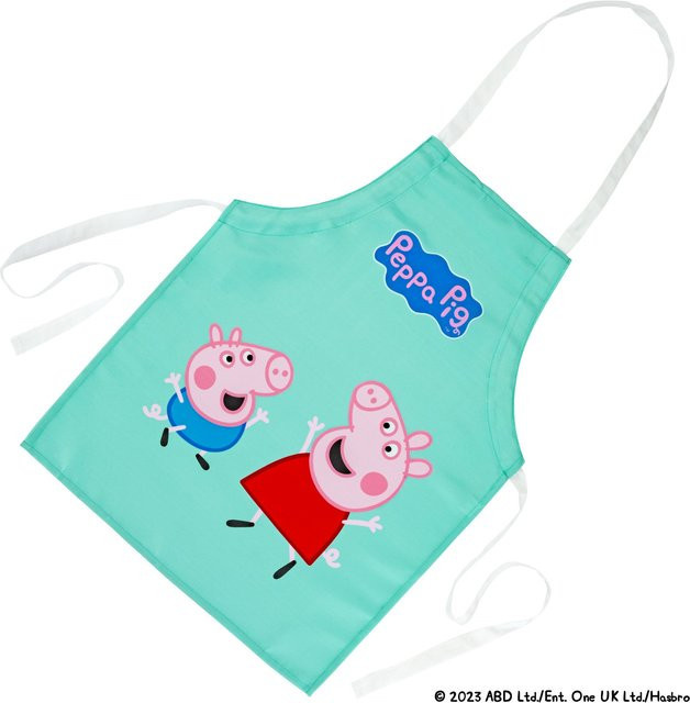 Dr. Oetker Kochschürze für Kinder mit Peppa Wutz und Schorsch in Multicolour aus Baumwolle - Bild 1