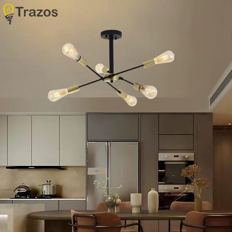 TRAZOS LED Deckenleuchte in Schwarz aus Metall im modernen Zweig-Design für Wohnzimmer, Schlafzimmer und Esszimmer - Bild 2