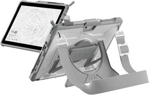 Urban Armor Gear Plasma Healthcare Tablet-Cover mit Handstrap und Kickstand für Microsoft Surface Go 4, Surface Go 3 und Surface Go, Transparent - Bild 1