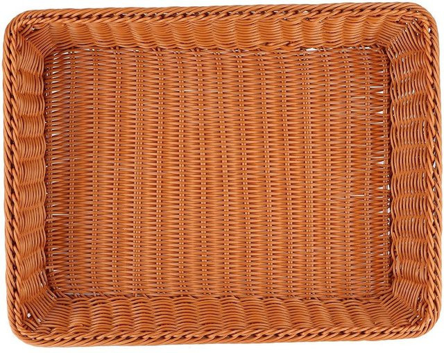 CosyHome Aufbewahrungskorb für Lebensmittel und Früchte in Braun, XL, B: 30,0 cm, T: 20,0 cm, H: 7,0 cm - Bild 1