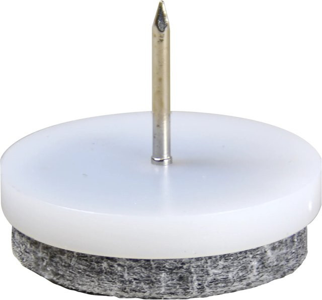 Wagner Filzgleiter-Set EH0828 Weiß, 4-teilig, Durchmesser: 30 mm, Höhe: 24 mm - Bild 1