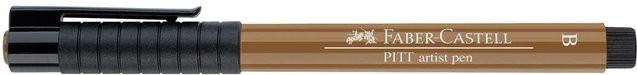 Faber Castell PITT artist pen brush in Umbra Natur Braun - Bild 1