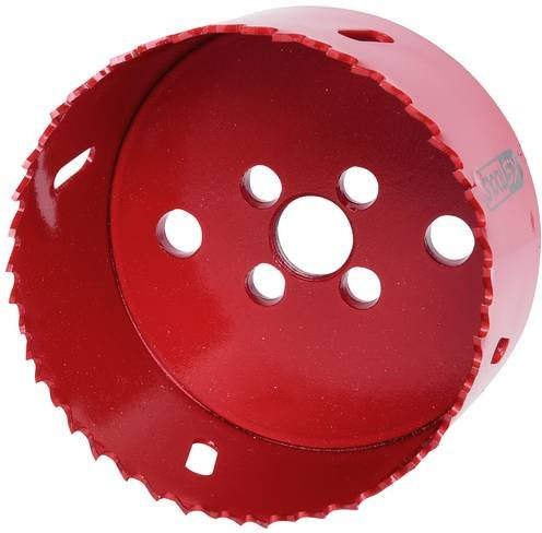 KS Tools HSS Bi-Metalllochsäge aus Edelstahl in Rot, Durchmesser: 83 mm - Bild 1