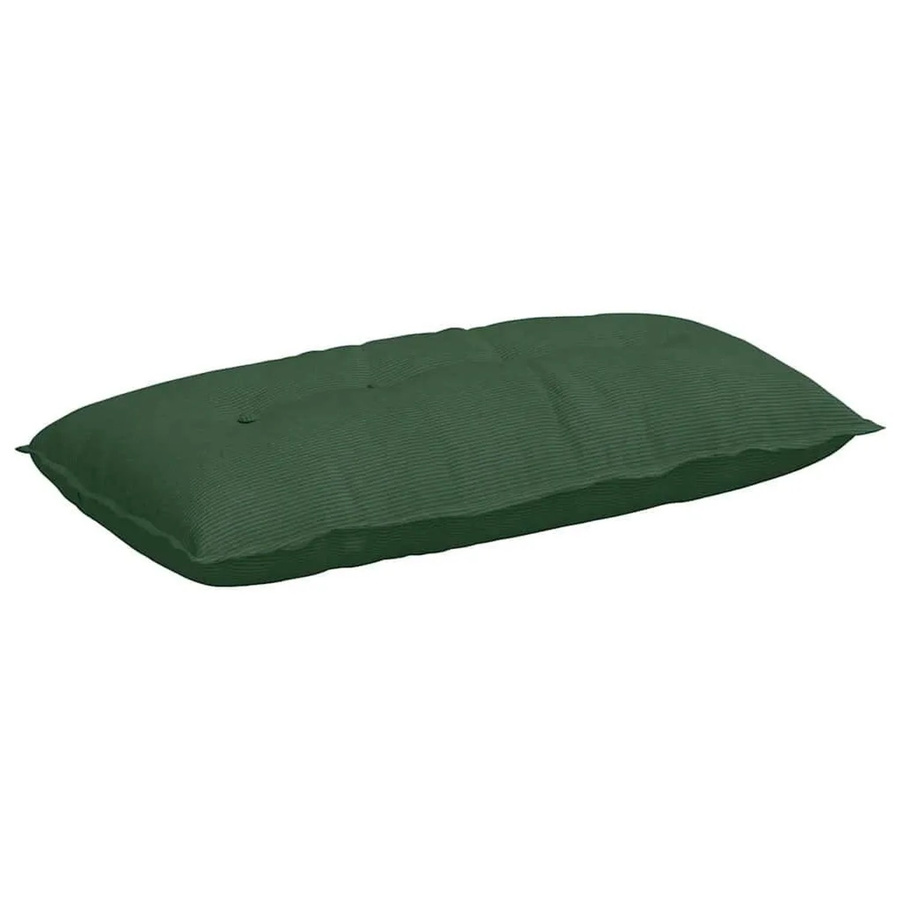 vidaXL Rückenkissen aus Cordstoff in Grün, B: 100 cm, H: 50 cm - Bild 2
