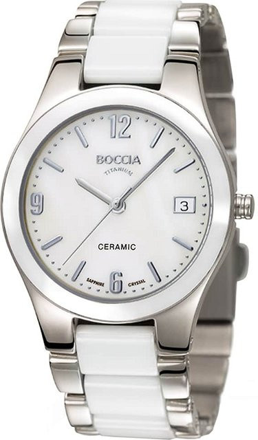 Boccia Damenuhr, Quarz, Keramik, Titanium, 32 mm, 5 ATM - Bild 1